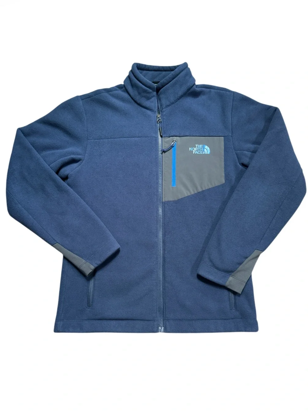 The North Face Chimborazo Navy Blue Pile Lined Sherpa Fleece Jacket S Gorpcore‎